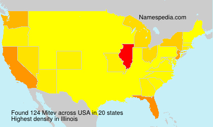 Surname Mitev in USA Surname Mitev in USA
