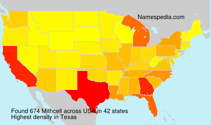 Surname Mithcell in USA Surname Mithcell in USA
