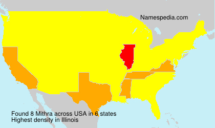 Surname Mithra in USA Surname Mithra in USA