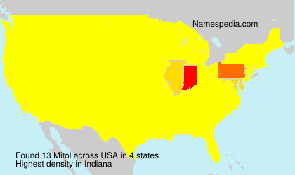 Surname Mitol in USA Surname Mitol in USA