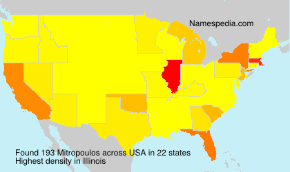 Surname Mitropoulos in USA Surname Mitropoulos in USA