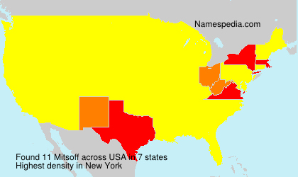 Surname Mitsoff in USA Surname Mitsoff in USA