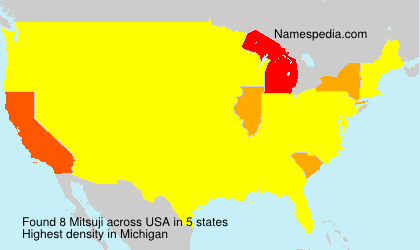 Surname Mitsuji in USA Surname Mitsuji in USA