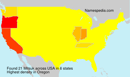 Surname Mitsuk in USA
