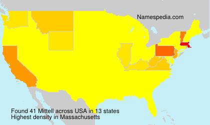 Surname Mittell in USA Surname Mittell in USA