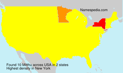 Surname Mitthu in USA Surname Mitthu in USA