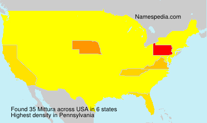 Surname Mittura in USA Surname Mittura in USA