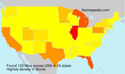 Surname Mixa in USA Surname Mixa in USA