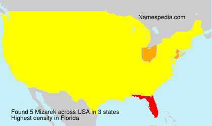 Surname Mizarek in USA Surname Mizarek in USA