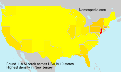 Surname Mizerek in USA Surname Mizerek in USA