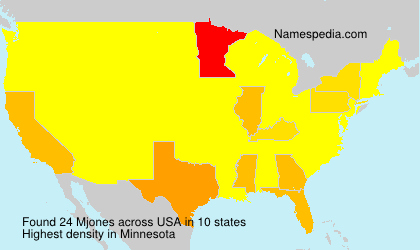 Surname Mjones in USA Surname Mjones in USA