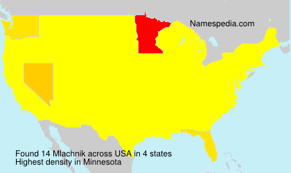 Surname Mlachnik in USA