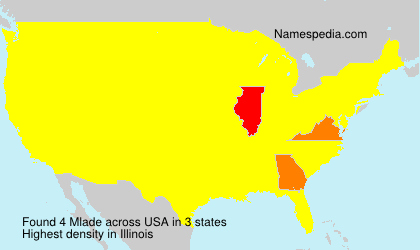Surname Mlade in USA