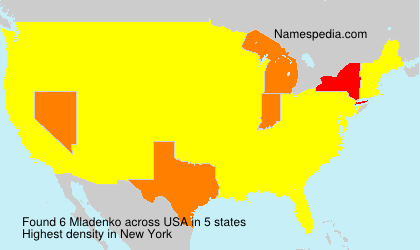 Surname Mladenko in USA Surname Mladenko in USA