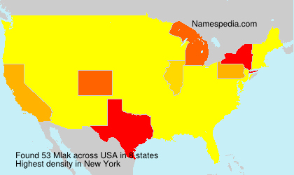 Surname Mlak in USA