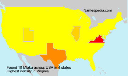 Surname Mlaka in USA