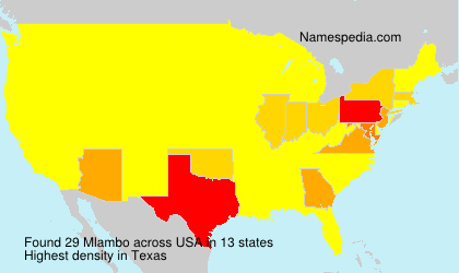 Surname Mlambo in USA Surname Mlambo in USA