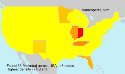 Surname Mlekodaj in USA