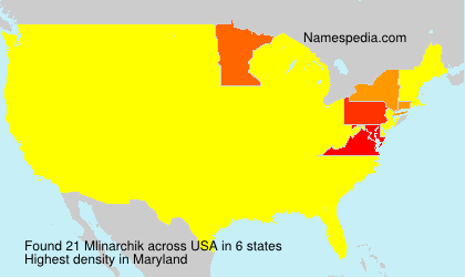 Surname Mlinarchik in USA Surname Mlinarchik in USA