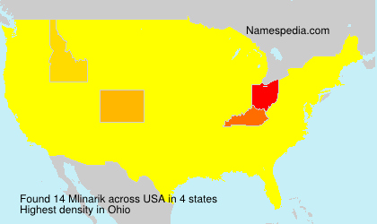 Surname Mlinarik in USA