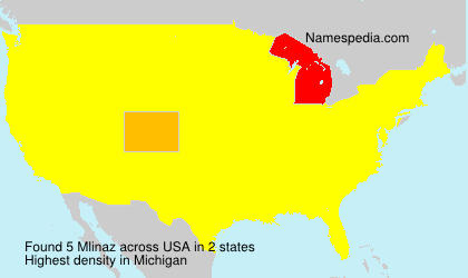 Surname Mlinaz in USA Surname Mlinaz in USA
