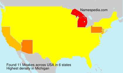 Surname Moakes in USA Surname Moakes in USA