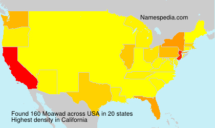 Surname Moawad in USA Surname Moawad in USA