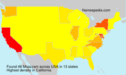 Surname Moazzam in USA Surname Moazzam in USA