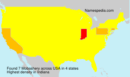 Surname Mobashery in USA Surname Mobashery in USA