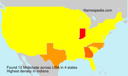 Surname Mobolade in USA Surname Mobolade in USA