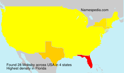 Surname Mobsby in USA Surname Mobsby in USA