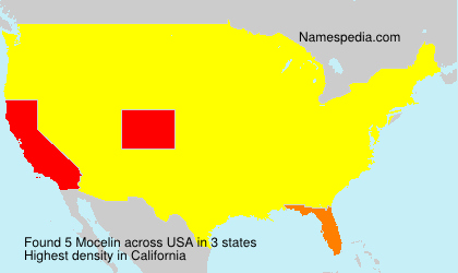 Surname Mocelin in USA Surname Mocelin in USA