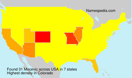 Surname Mocevic in USA Surname Mocevic in USA