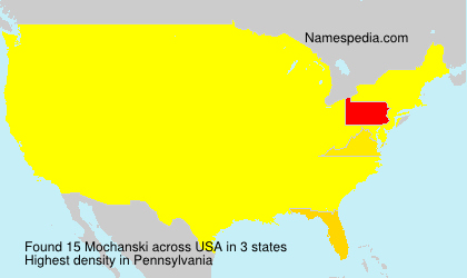 Surname Mochanski in USA Surname Mochanski in USA