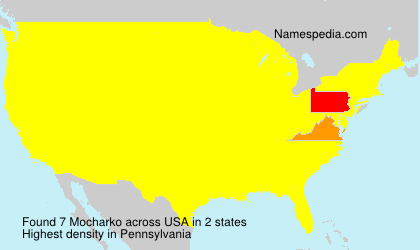 Surname Mocharko in USA Surname Mocharko in USA