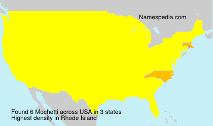 Surname Mochetti in USA Surname Mochetti in USA