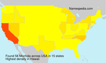 Surname Mochida in USA Surname Mochida in USA