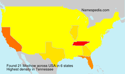Surname Mochow in USA Surname Mochow in USA