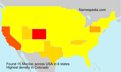 Surname Mocilac in USA Surname Mocilac in USA