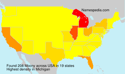 Surname Mocny in USA Surname Mocny in USA