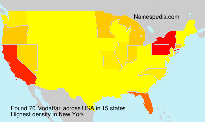 Surname Modaffari in USA Surname Modaffari in USA