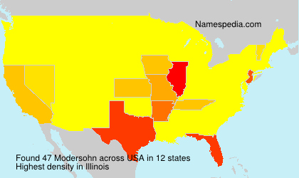 Surname Modersohn in USA Surname Modersohn in USA