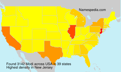 Surname Modi in USA Surname Modi in USA