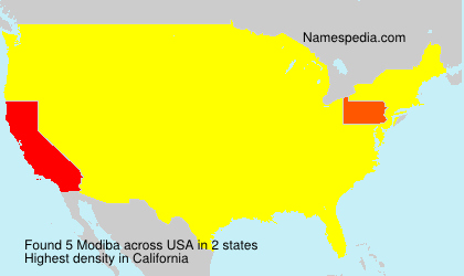 Surname Modiba in USA Surname Modiba in USA