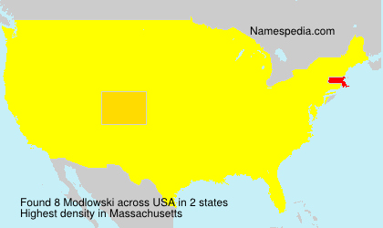 Surname Modlowski in USA Surname Modlowski in USA