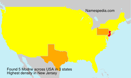 Surname Modne in USA Surname Modne in USA