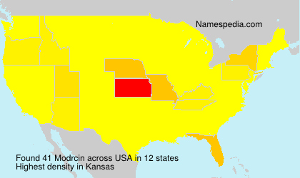 Surname Modrcin in USA Surname Modrcin in USA