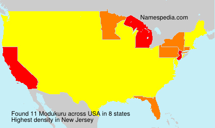 Surname Modukuru in USA Surname Modukuru in USA