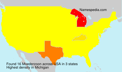 Surname Moederzoon in USA Surname Moederzoon in USA