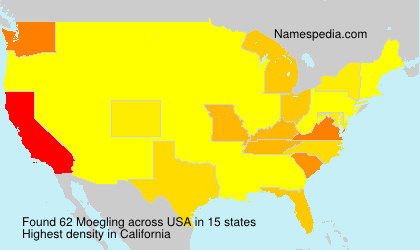 Surname Moegling in USA Surname Moegling in USA